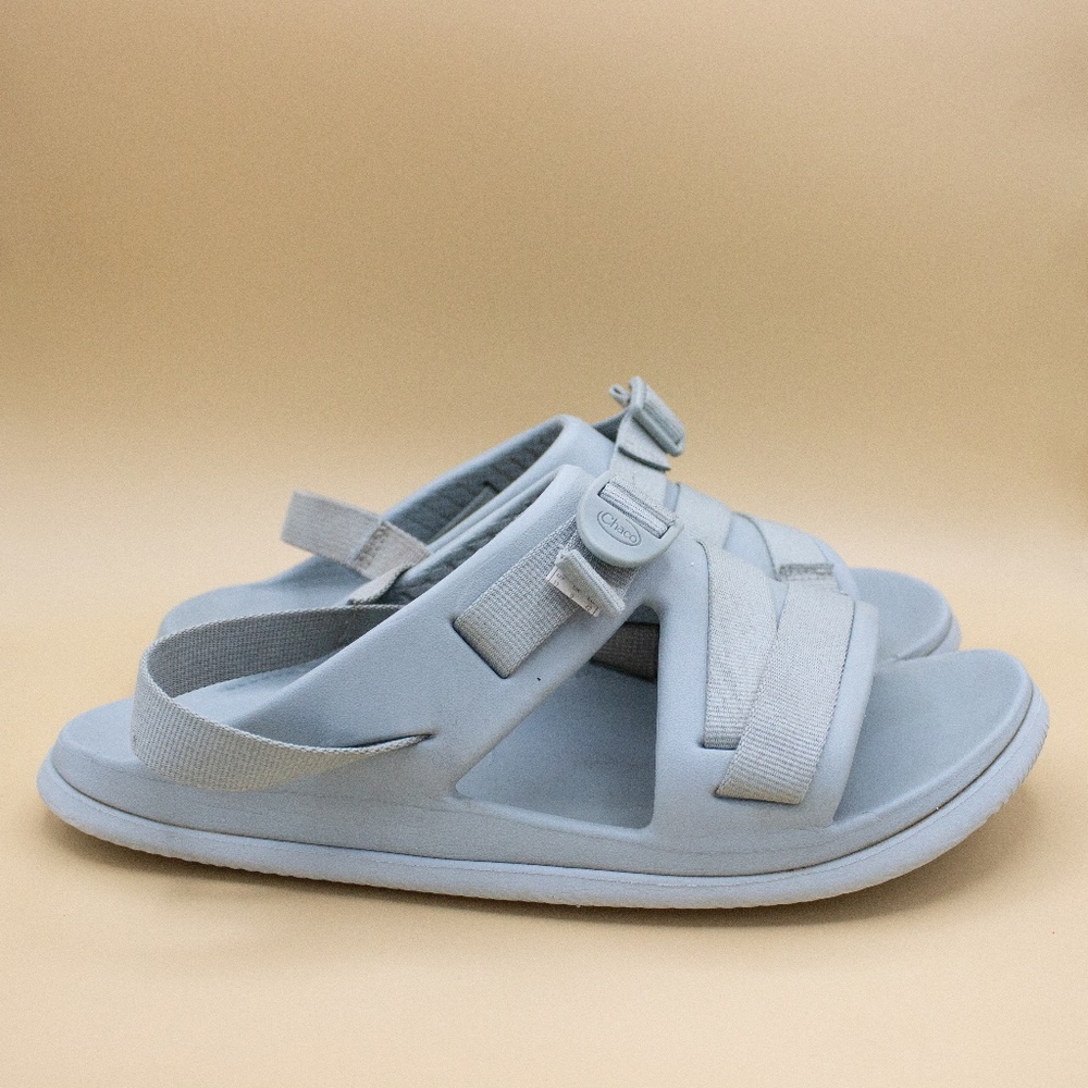 Chaco Chillos Sport Aqua Grey Sandals Women's Size 11 - Picture 3 of 8